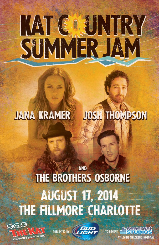 Kat Country Summer Jam 2014 Poster