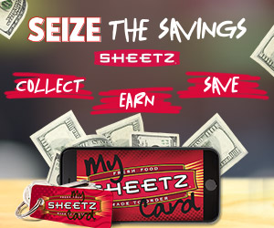 Sheetz Seize The Savings Display Ad - 300x250