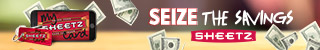 Sheetz Seize The Savings Display Ad - 320x50